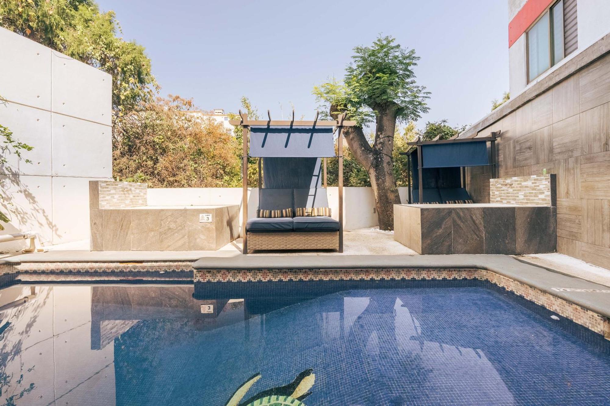 Loft Arte Y Diseno Alberca Climatizada, Amenidades Y Lujo, Terraza Privada Con Asador De Carbon, Cuernavaca Somos Los Unicos Que Te Ofrecemos Para Tu Uso Personal Y Exclusivo 2 Jacuzzis Con Agua Caliente Y Sistema De Hidromasaje Tipo Spa Dış mekan fotoğraf